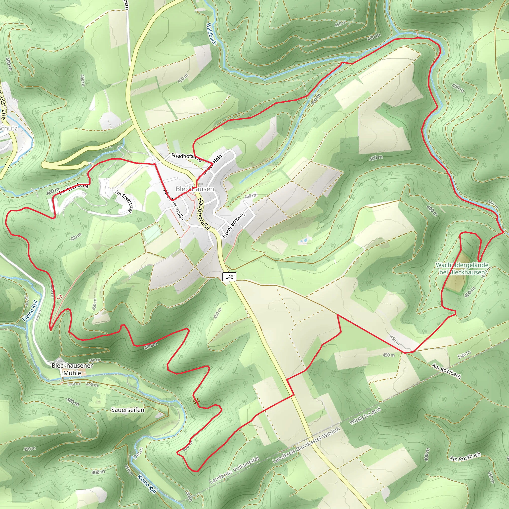 Wacholder Kyll Weg mobile static map