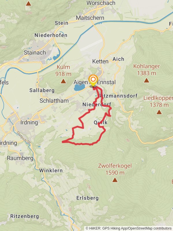 Lantschern - Gatschen Way mobile static map