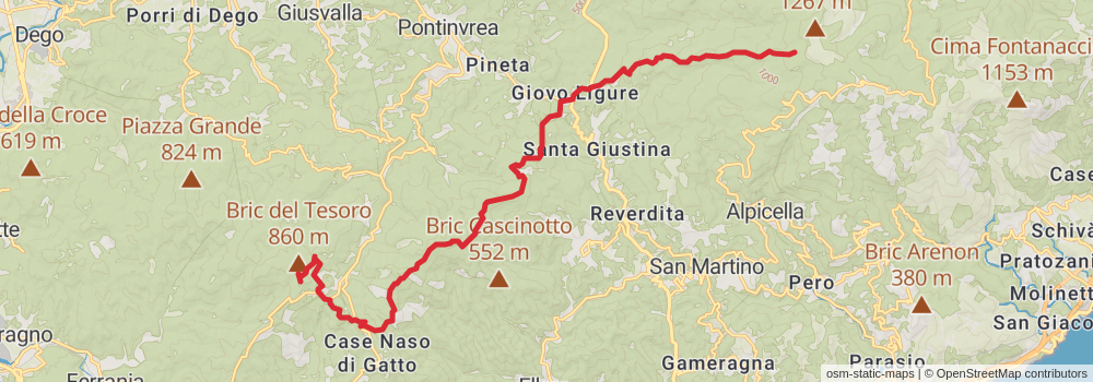 Sentiero Italia - Alps Section stage 188 Map