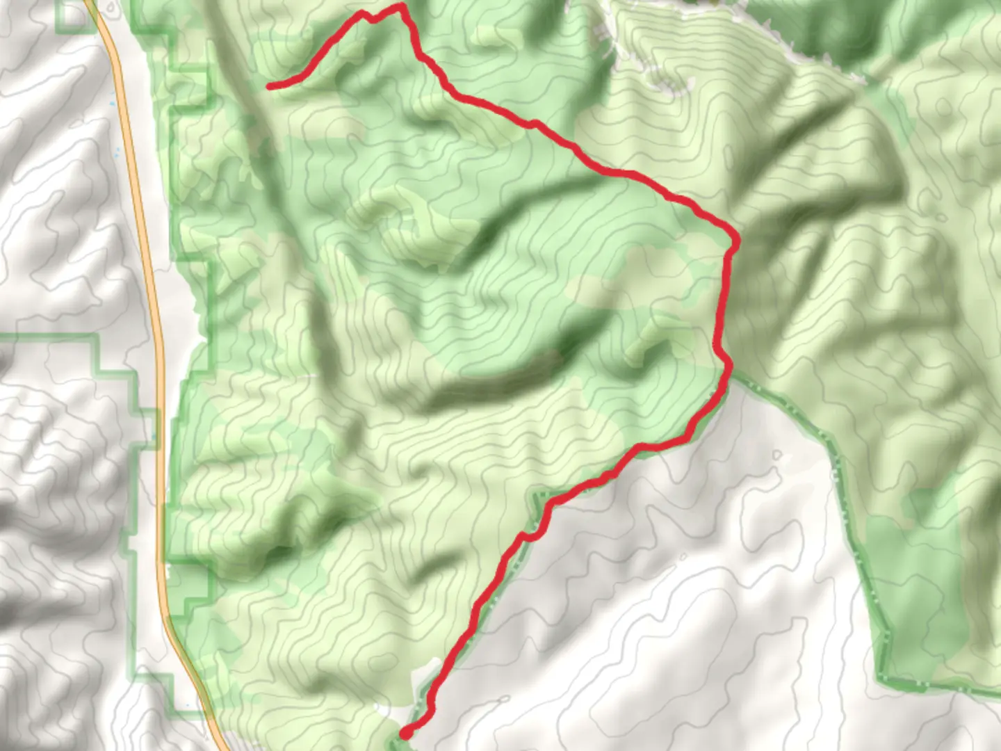 An image depicting the trail Reimal Tolan Divide via CDT and its surrounding area.