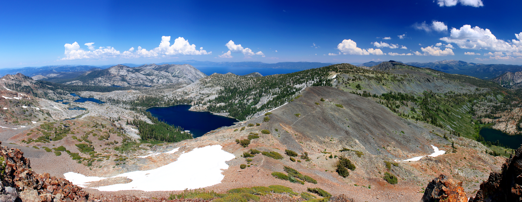 An image depicting the trail Dicks Peak via Bayview Trail and its surrounding area.