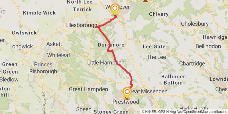 Gerald Colton Way stage 6 Map