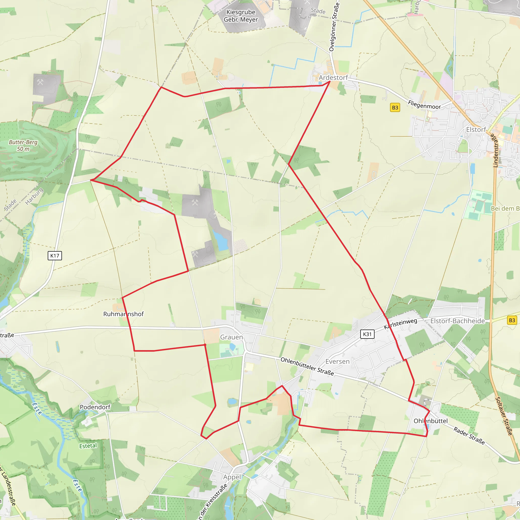 Grauen Loop mobile static map