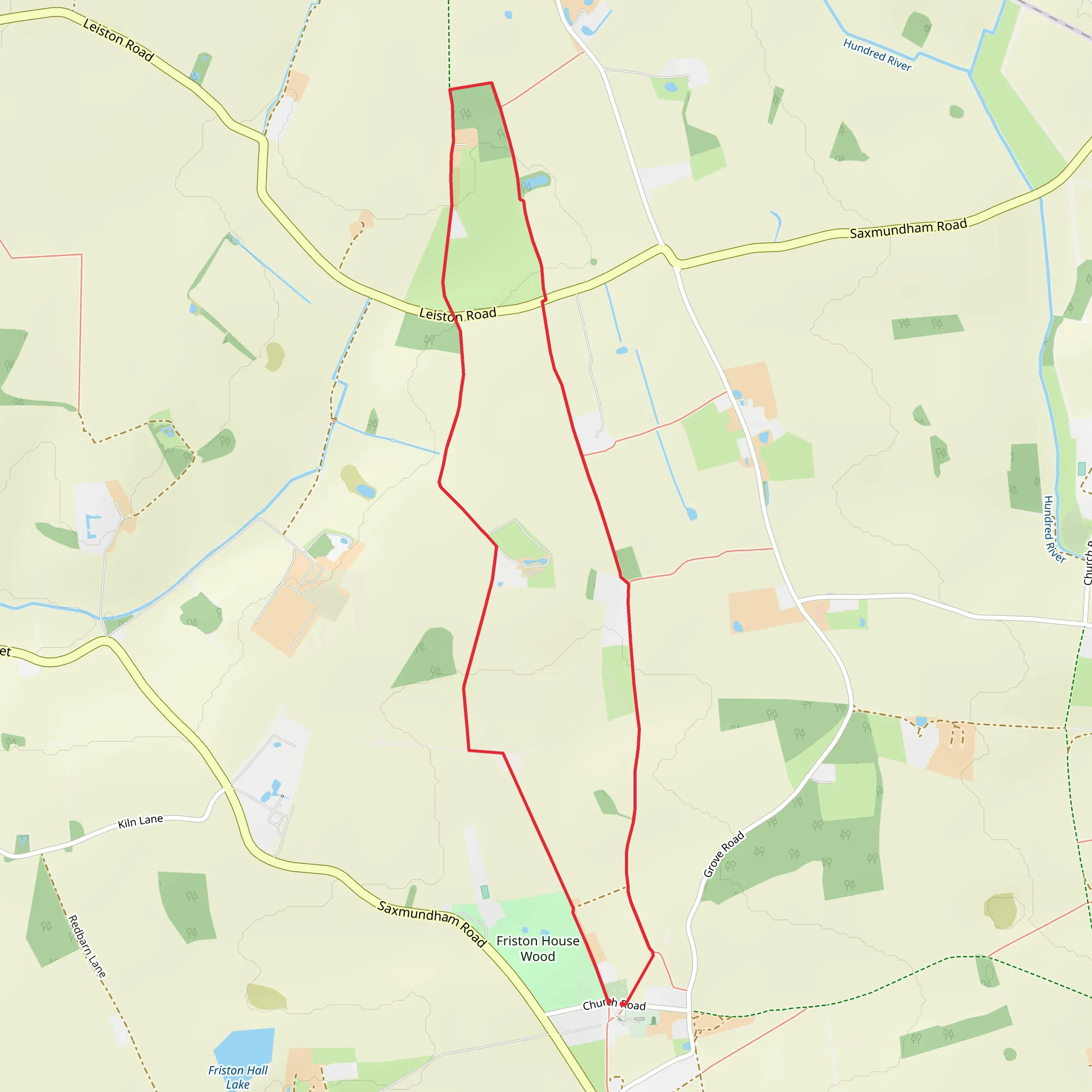 Fristonmoor and Meadow Mink Farm mobile static map