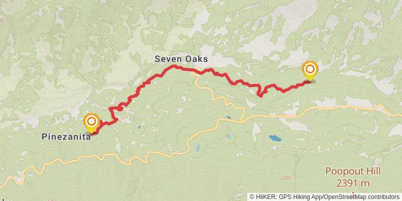 Santa Ana River Trail stage 2 Map