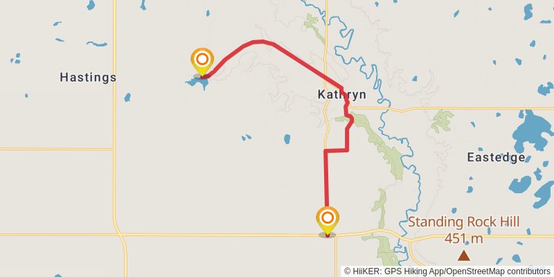 North Country Trail stage 24 Map