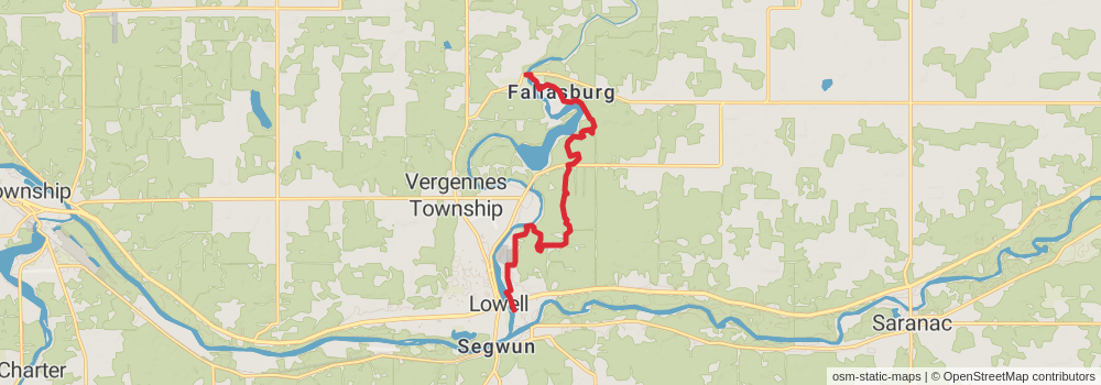 American Perimeter Trail - North Country Primary stage 44 Map