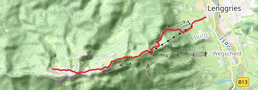 Maximiliansweg stage 16 Map