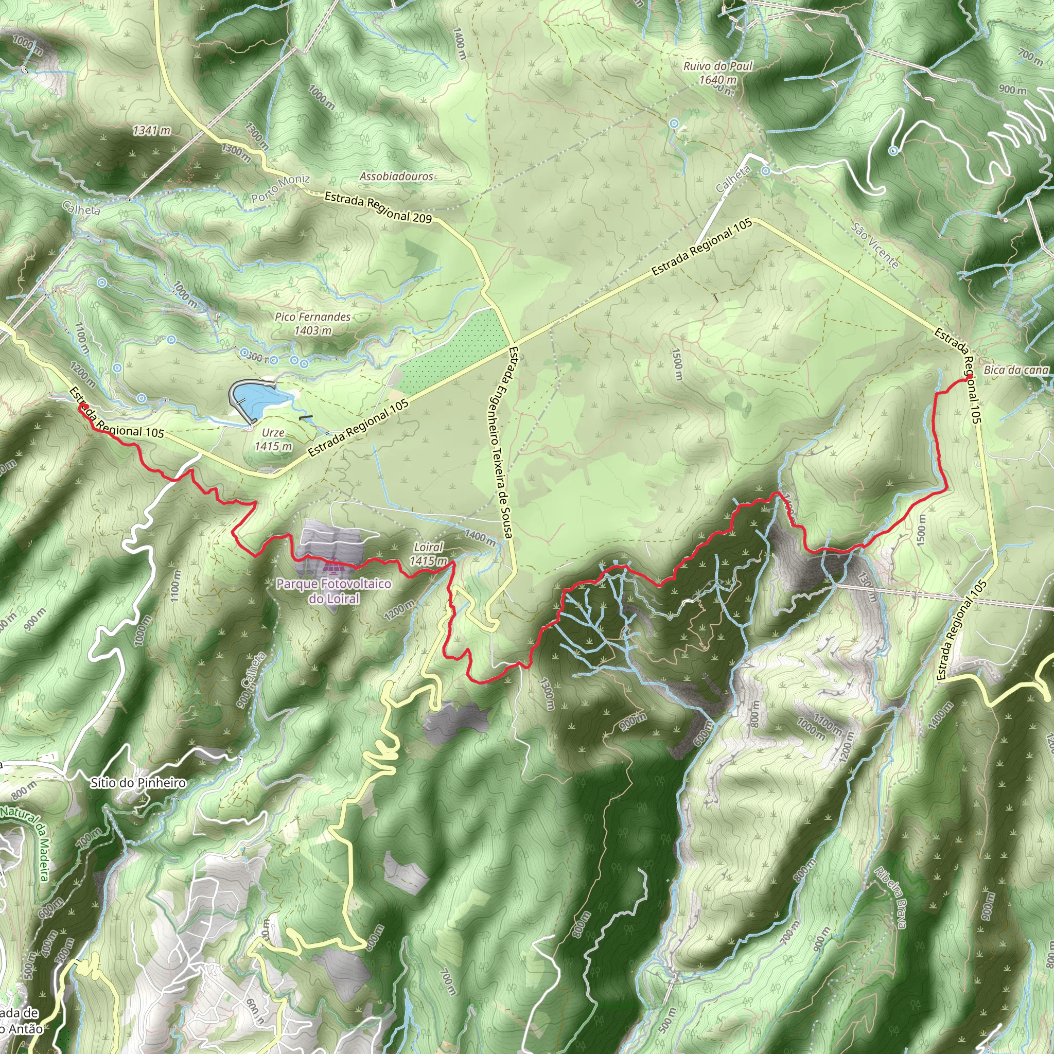 Levada do Paul mobile static map
