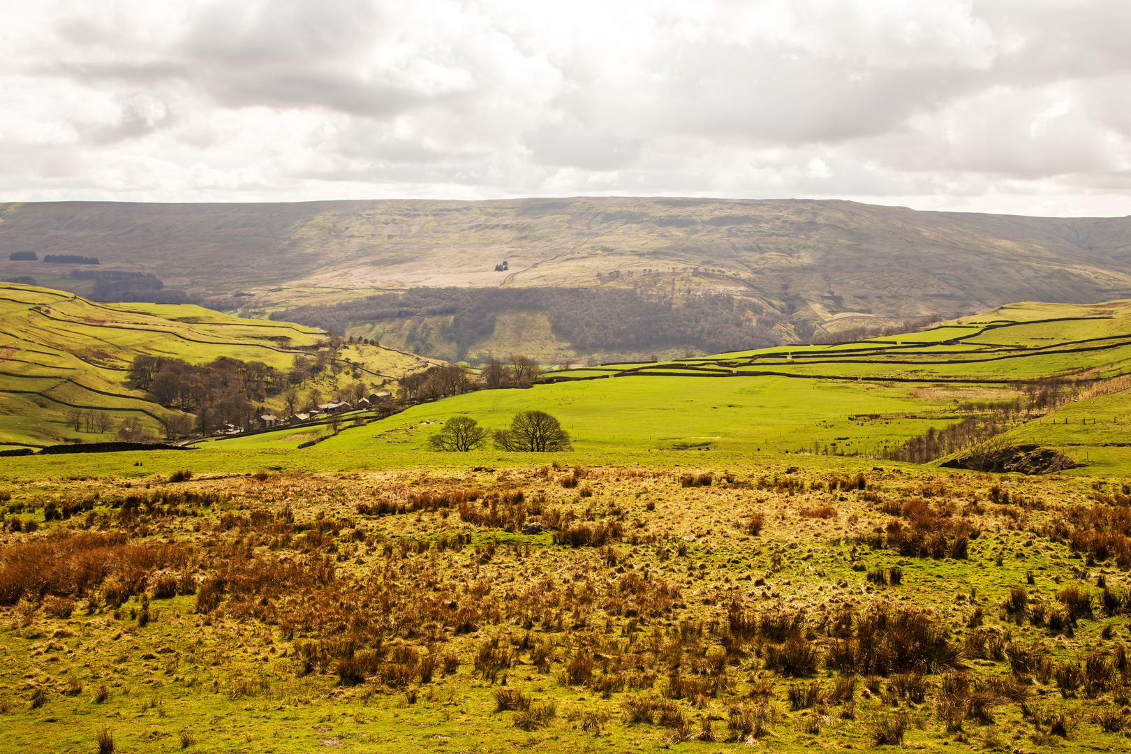 An image depicting the trail Kettlewell - Buckden Pike - Starbotton and Upper Wharfedale and its surrounding area.