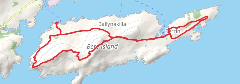 Beara Way 5-Day Moderate Tour (Hillwalk Tours) alt 1 Map