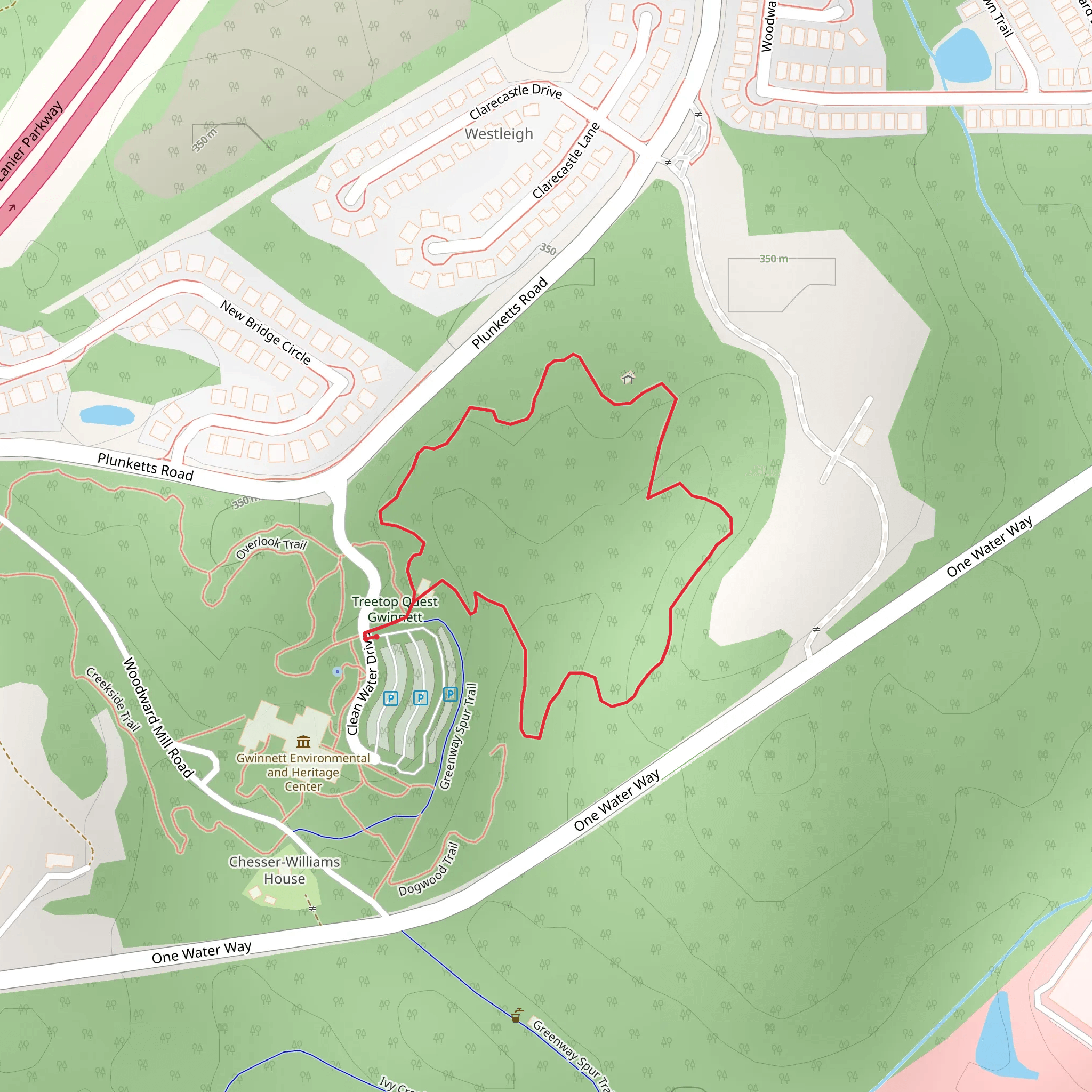 Stream Ecology Loop Trail mobile static map