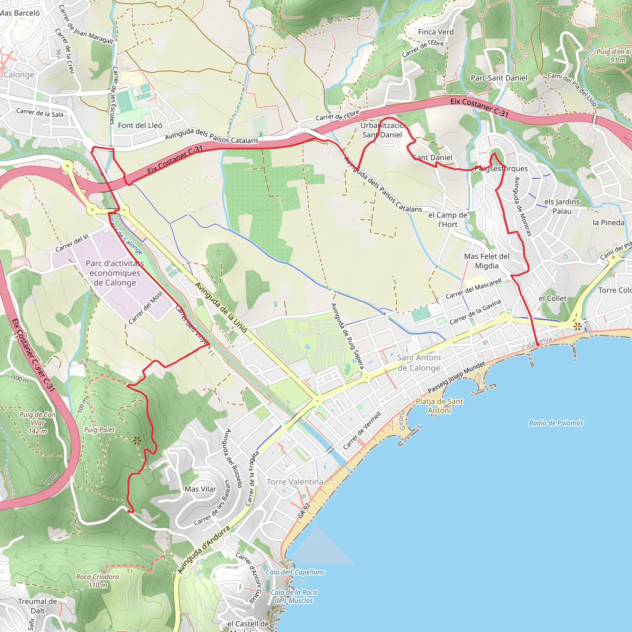 Puig Ses Forques Trail SL C 27 mobile static map