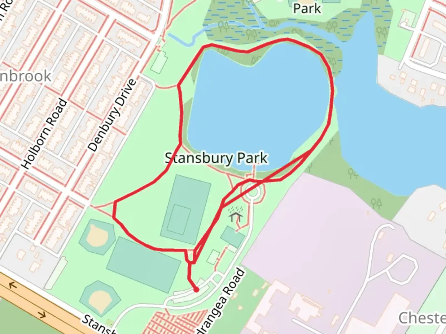 An image depicting the trail Stansbury Park Loop and its surrounding area.