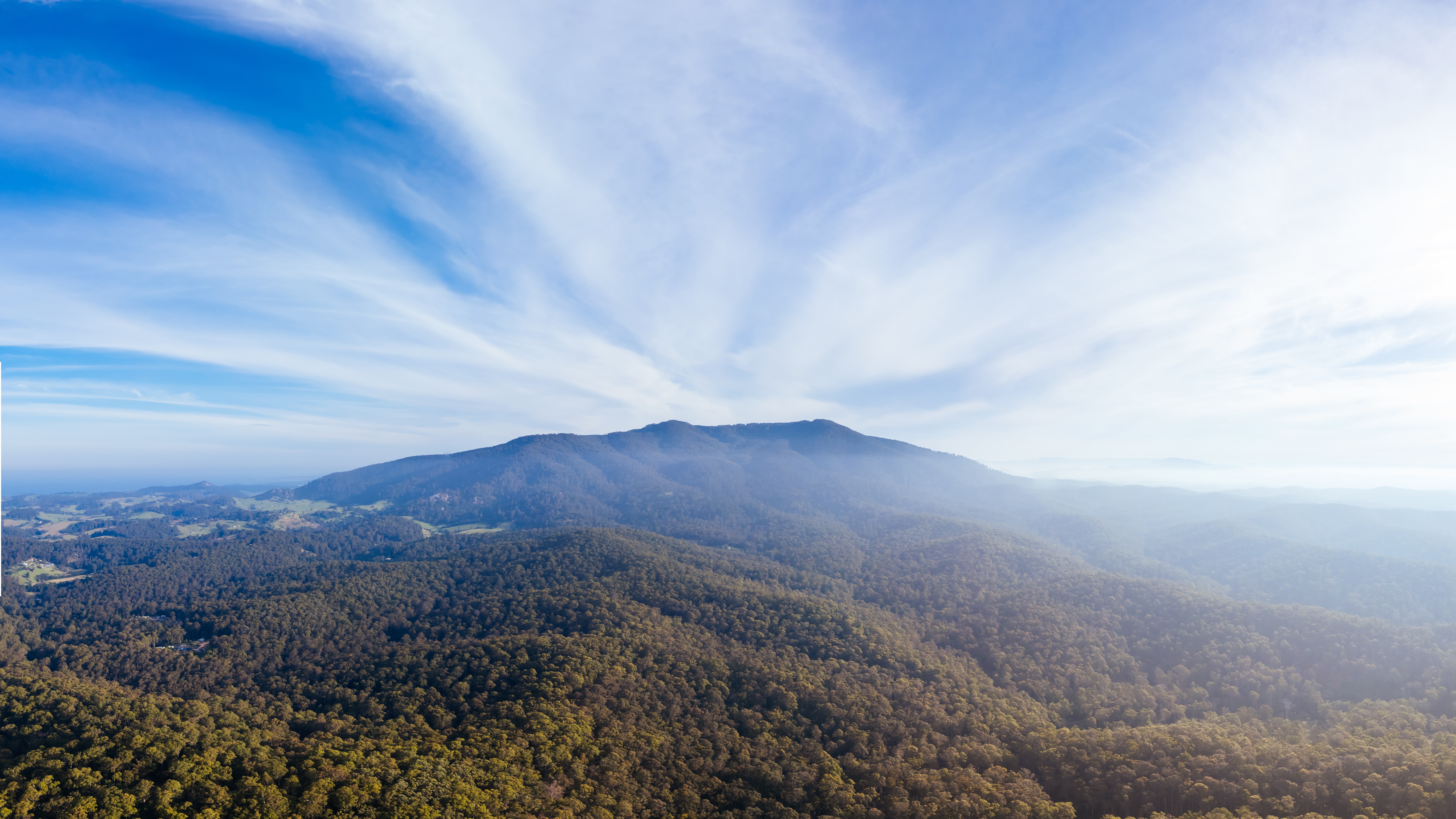 An image depicting the trail Gulaga National Park and its surrounding area.