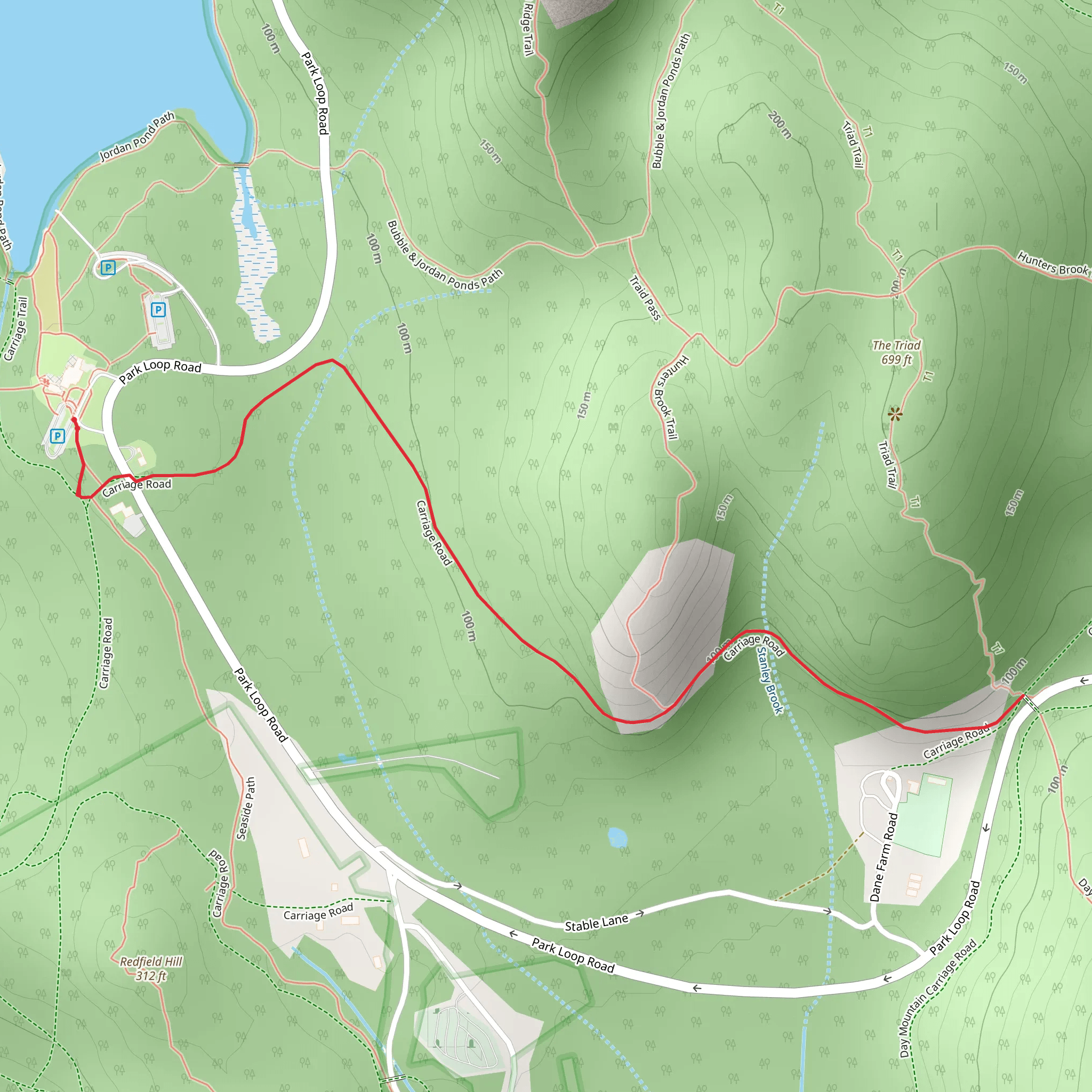 Jordan - Wildwood Trail mobile static map