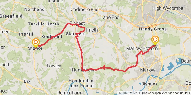 Chiltern Way stage 3 Map