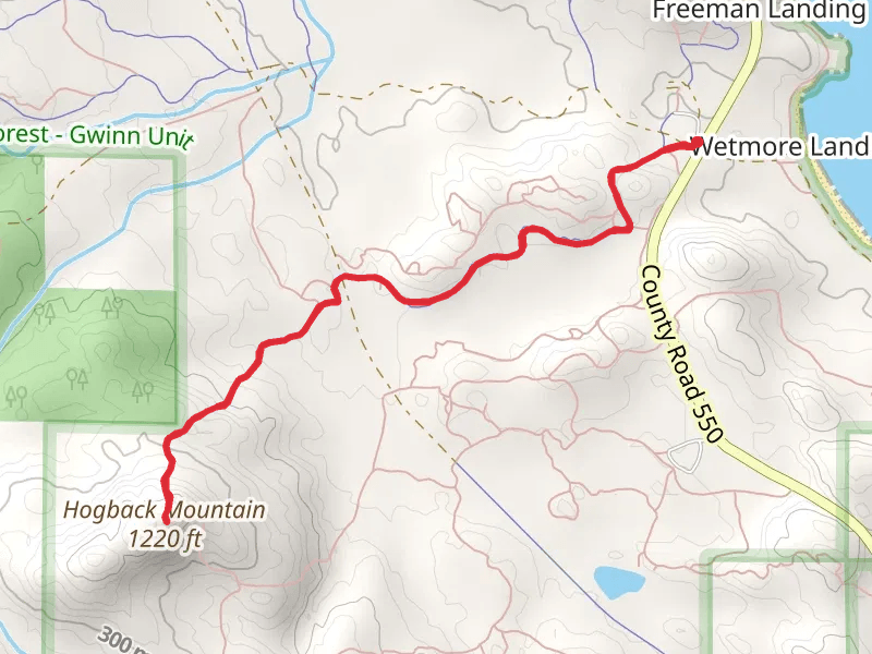 Hogback Mountain via Hogback North