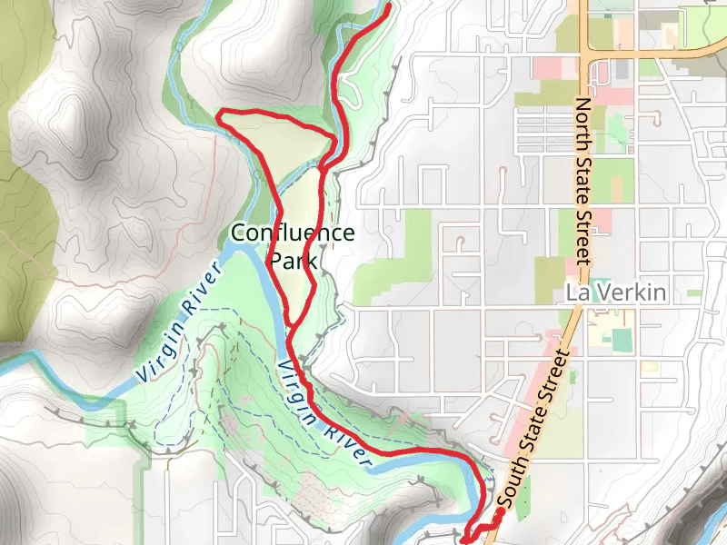 Confluence Trail and Ash Creek Loop