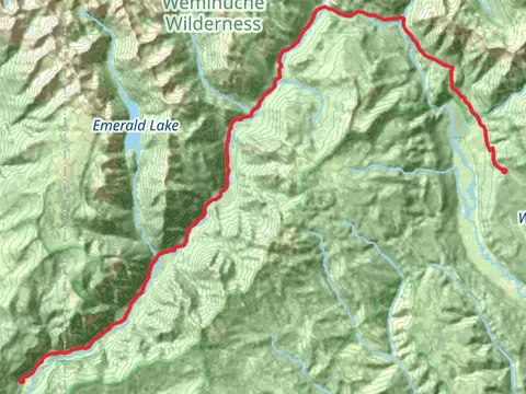 Pine River, Divide Lakes and Weminuche Trail