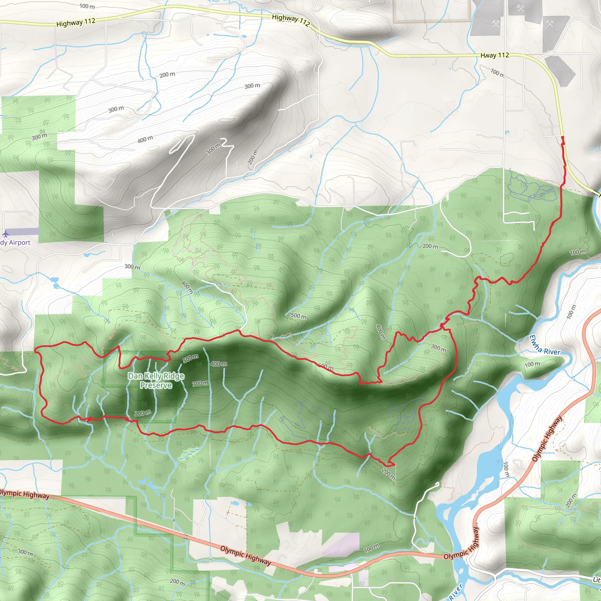 Olympic Discovery Trail and Horse Loop mobile static map