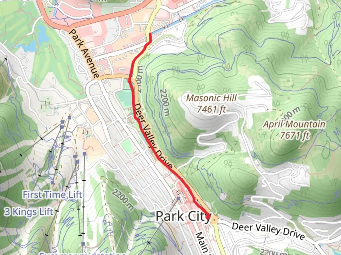 An image depicting the trail Poison Creek Trail and its surrounding area.
