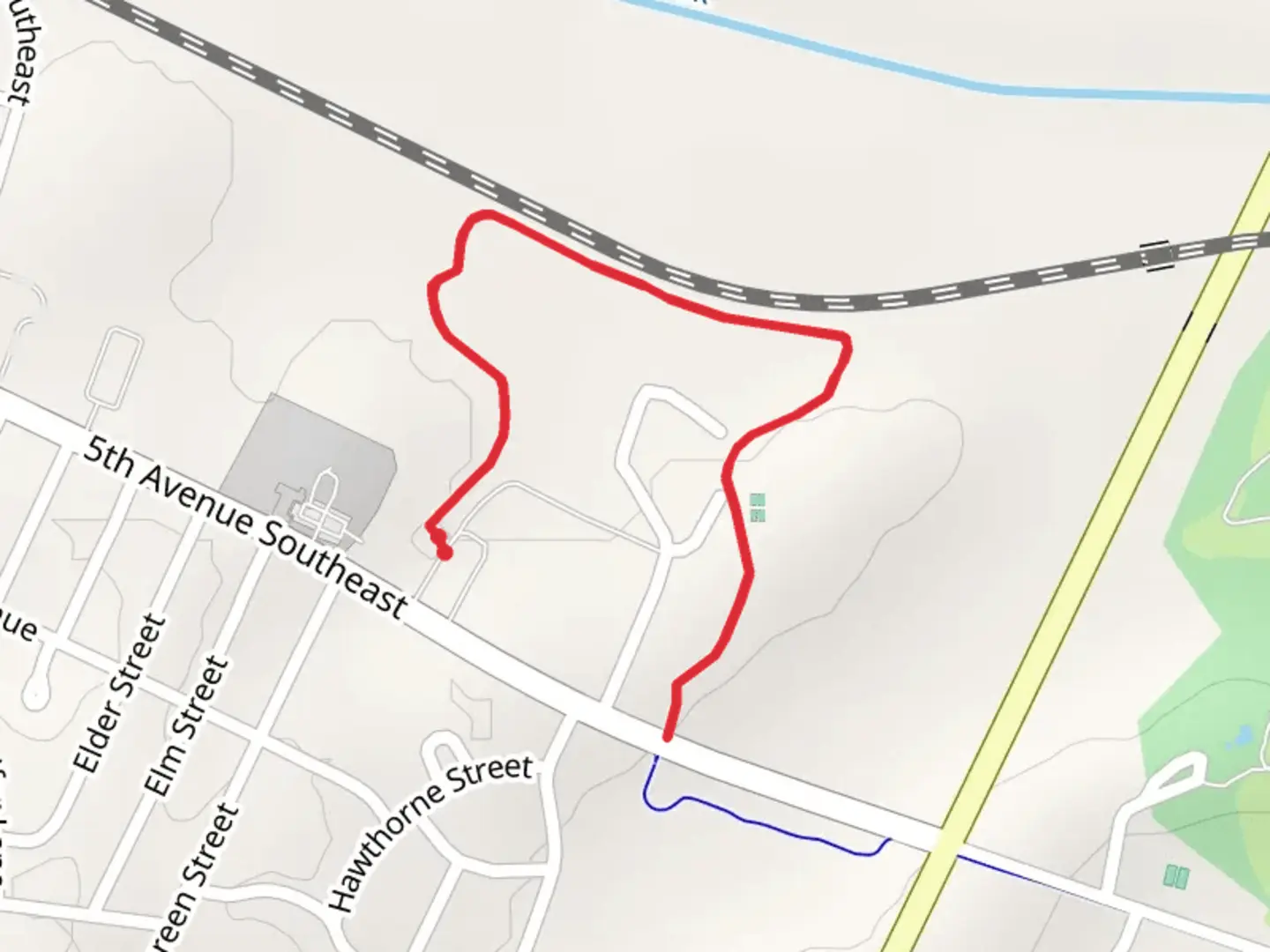 An image depicting the trail Cox Manor Drive Walk and its surrounding area.