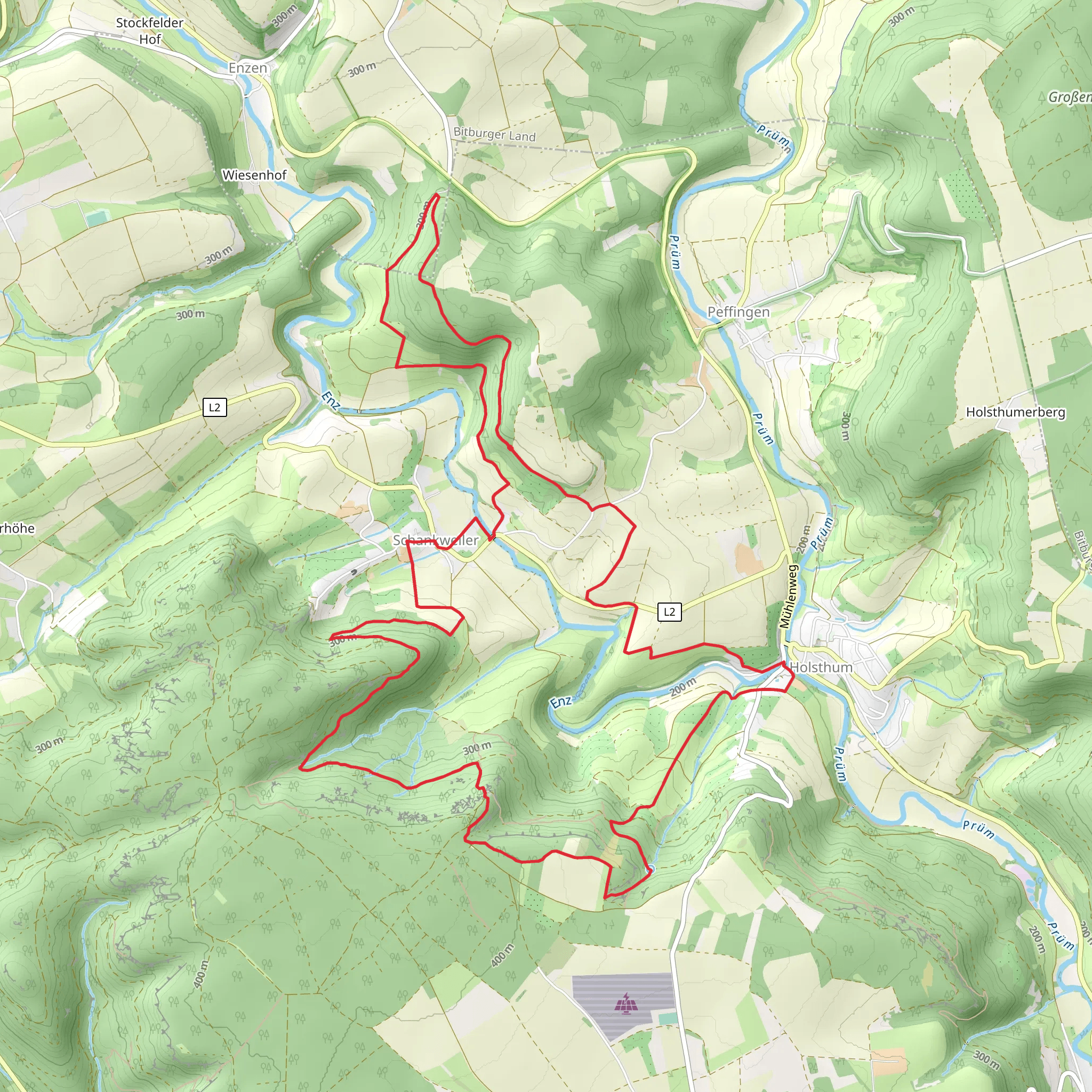 Holsthum and Schankweiler Loop mobile static map