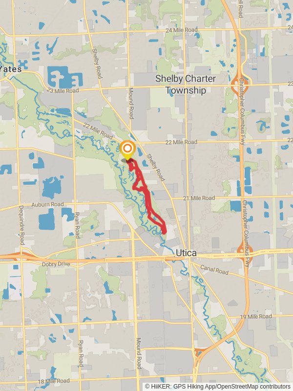 Green and Blue Loop Trail - River Bends Park