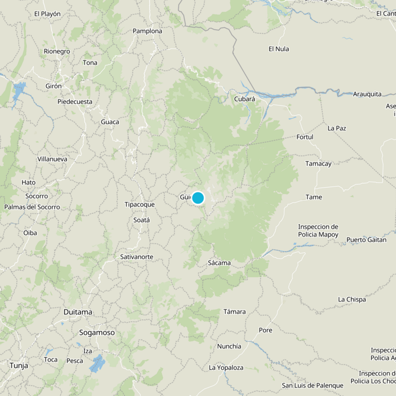 Guicán Static Map