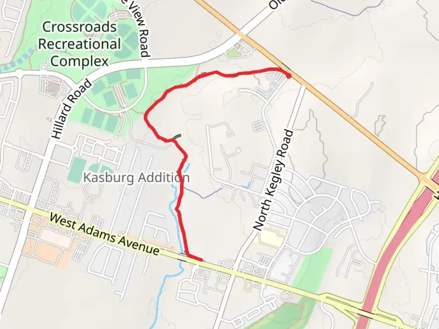 An image depicting the trail Pepper Creek Trail and its surrounding area.