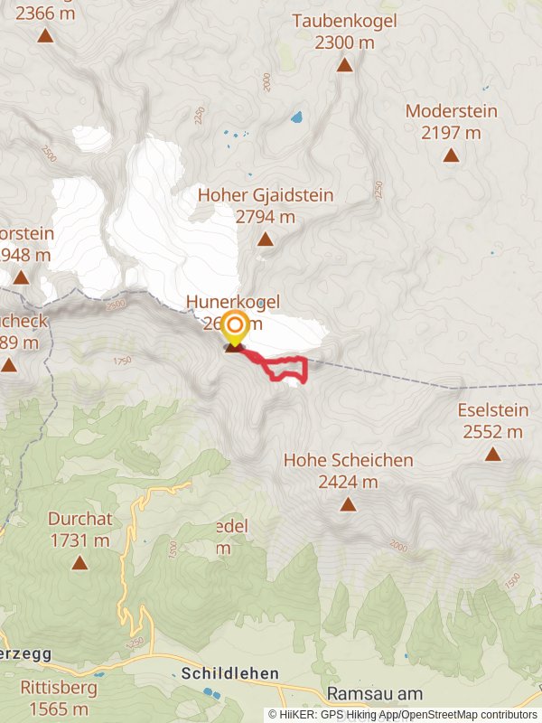 Via Ferrata Irg mobile static map