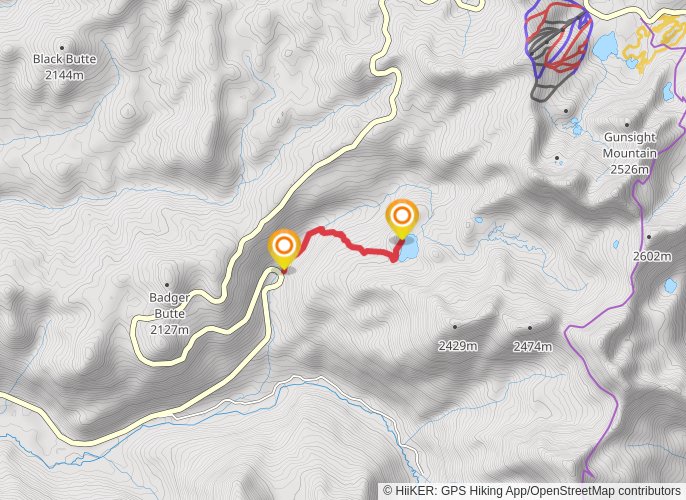 Crawfish Lake #2 mobile static map