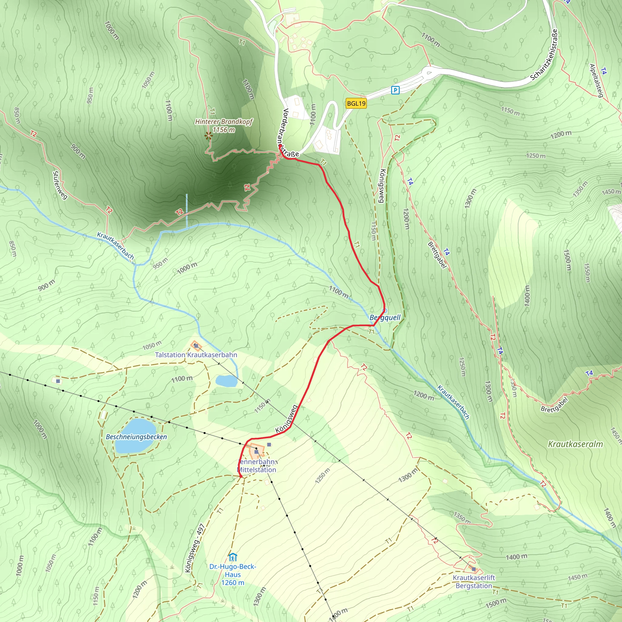 Halbzeit Walk mobile static map