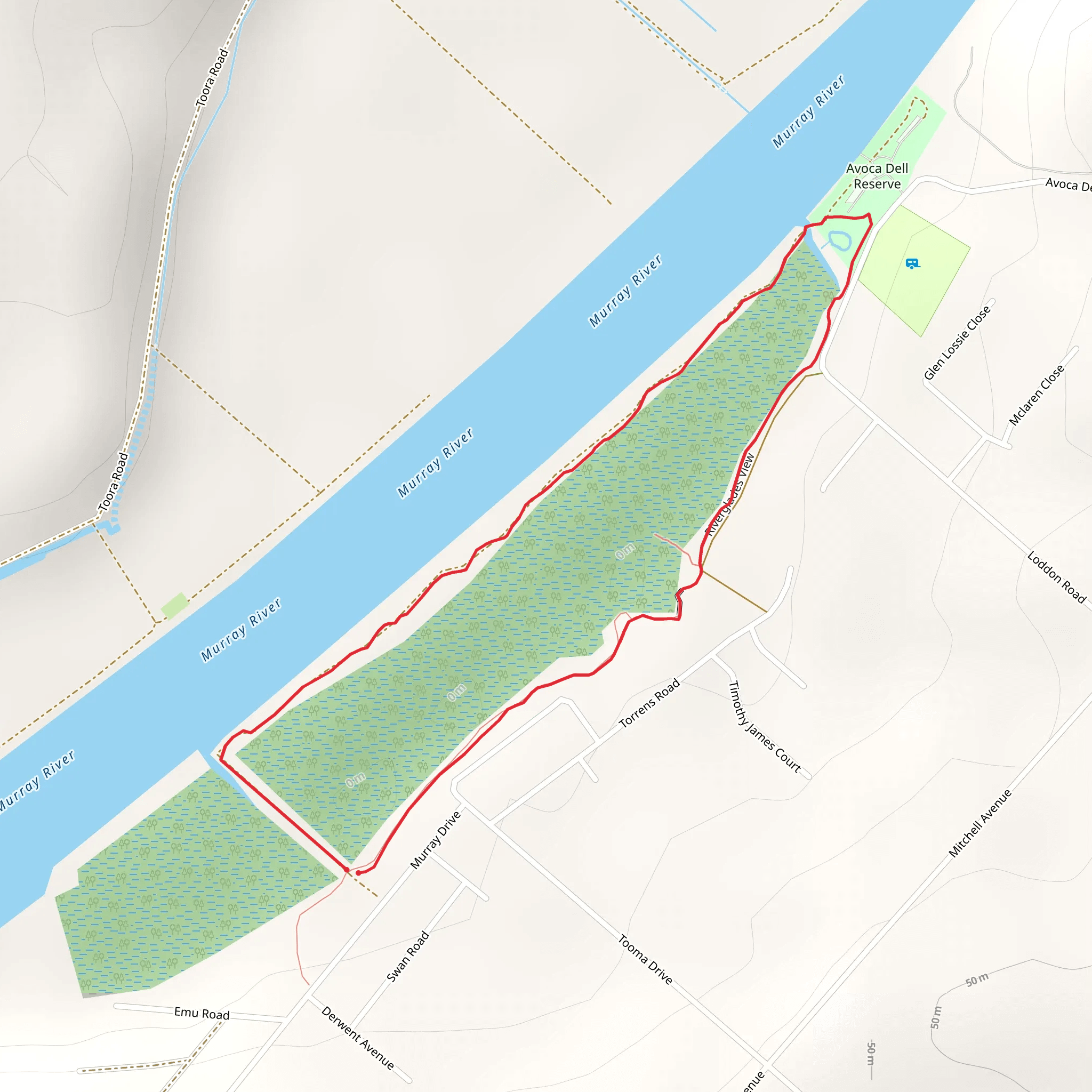 Riverglades Wetland Walk mobile static map