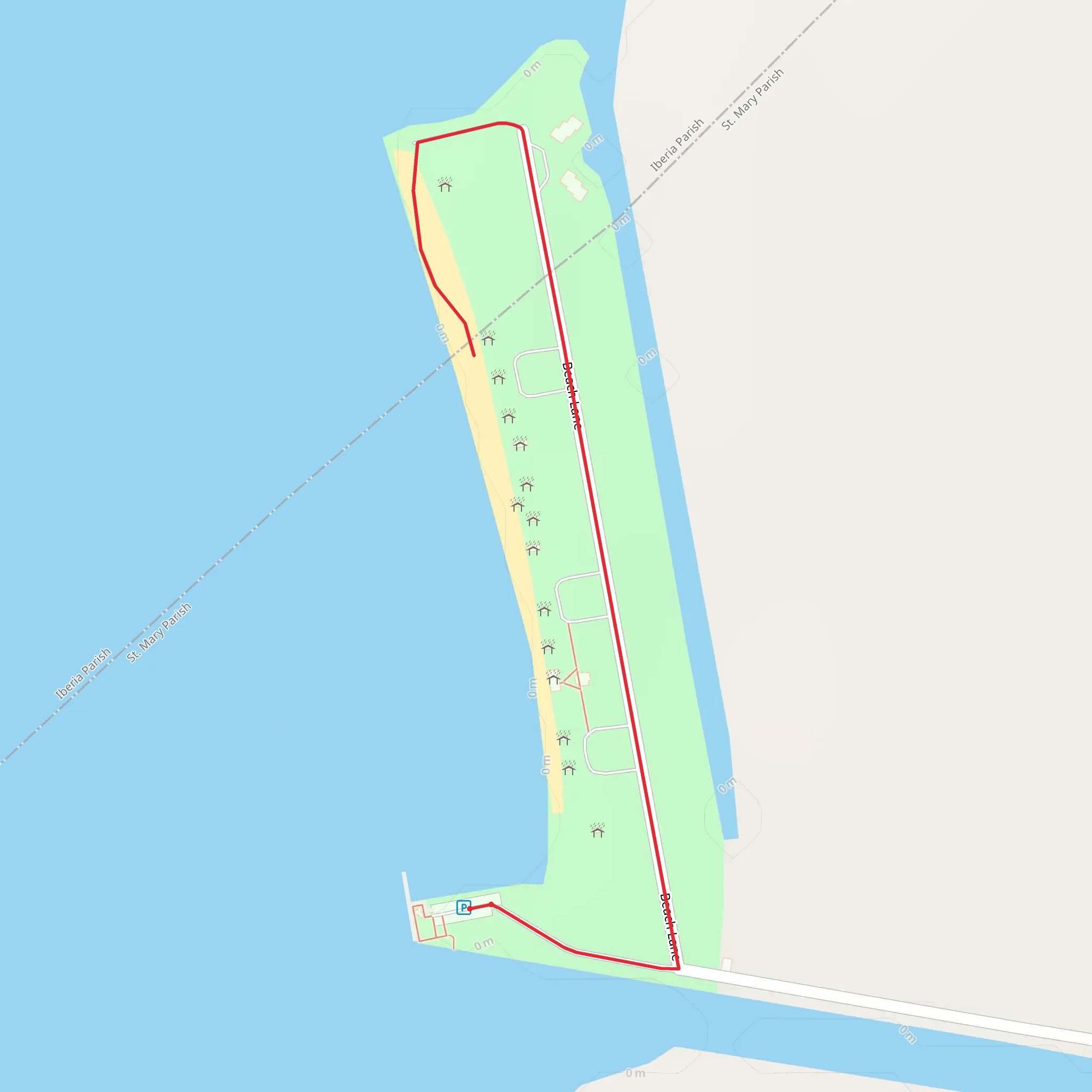 Cypremont Point State Park Walk mobile static map