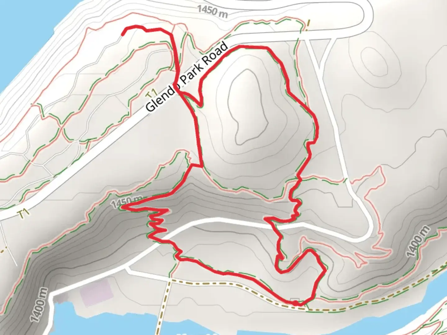 An image depicting the trail Root Canal and Reflector Loop and its surrounding area.
