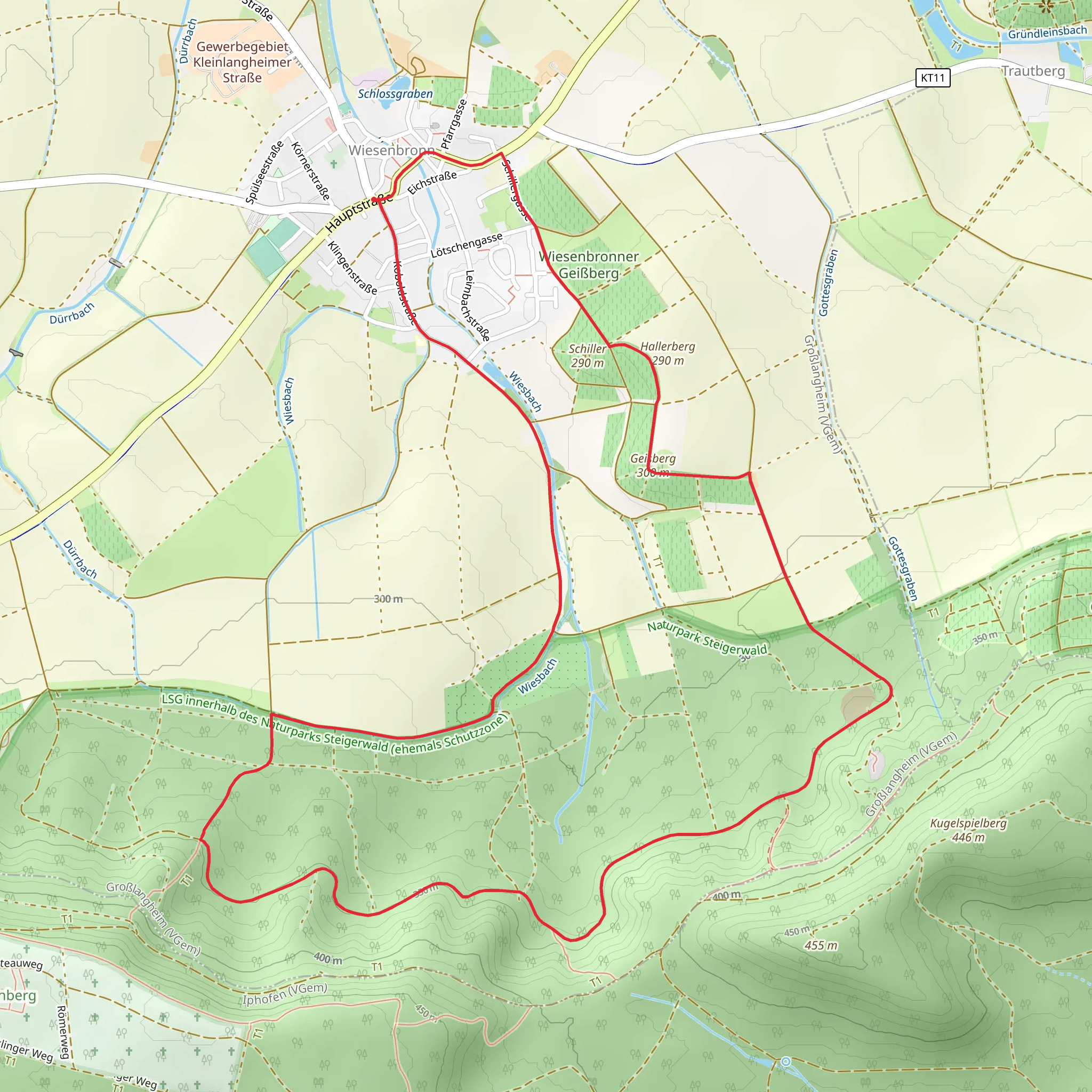 W1 and W2 Loop mobile static map