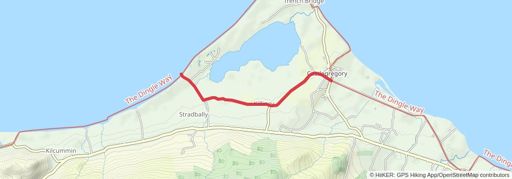 Dingle Way alt 4 Map