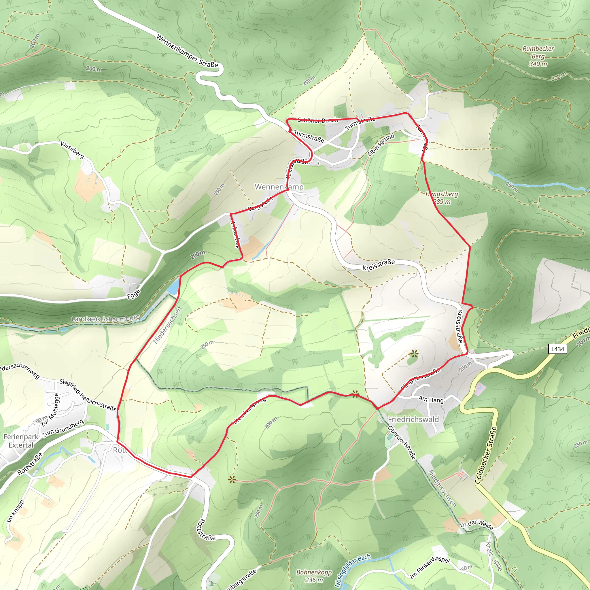 Extertal Rott Loop mobile static map