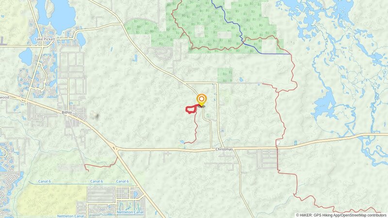 Orange and Yellow Loop Trail mobile static map