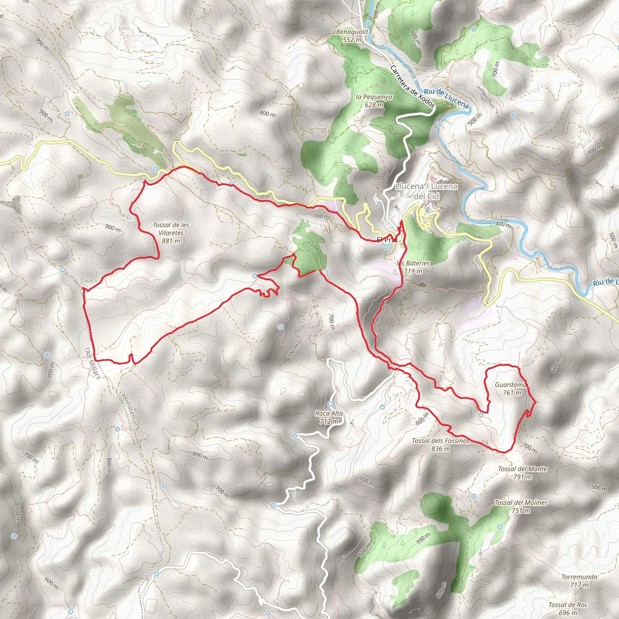 Cami de Foios PR CV 327 mobile static map