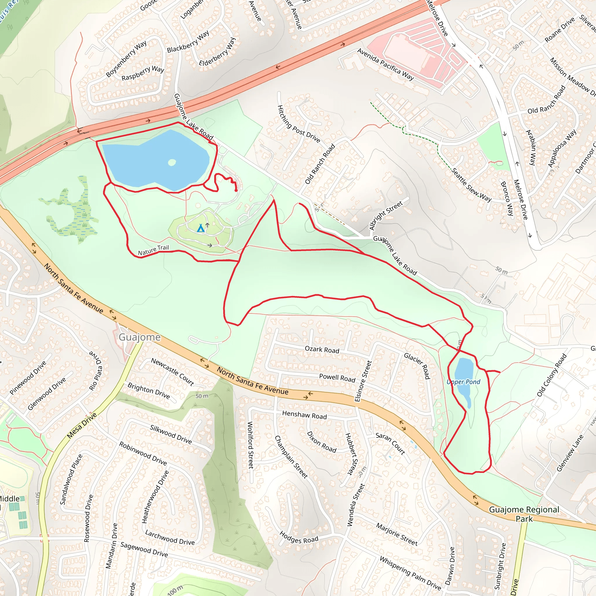 Guajome Regional Park Nature Park mobile static map