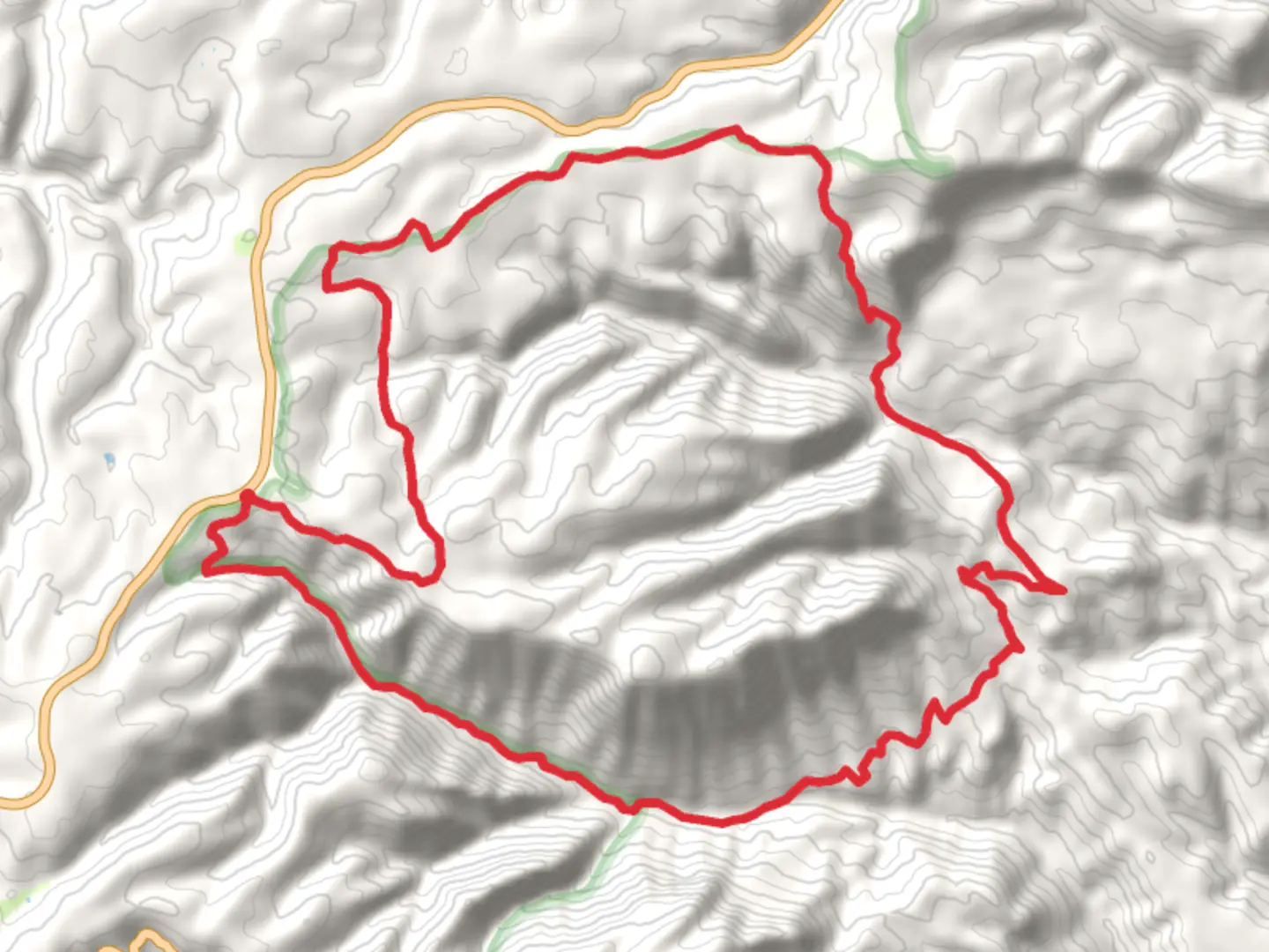 An image depicting the trail Foote Creek Trail, KP Trail and Paradise Loop Trail and its surrounding area.