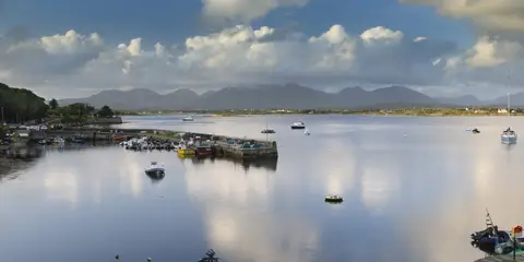 An image depicting the trail Errisbeg Loop and its surrounding area.