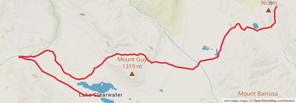 Te Araroa South Island stage 39 Map
