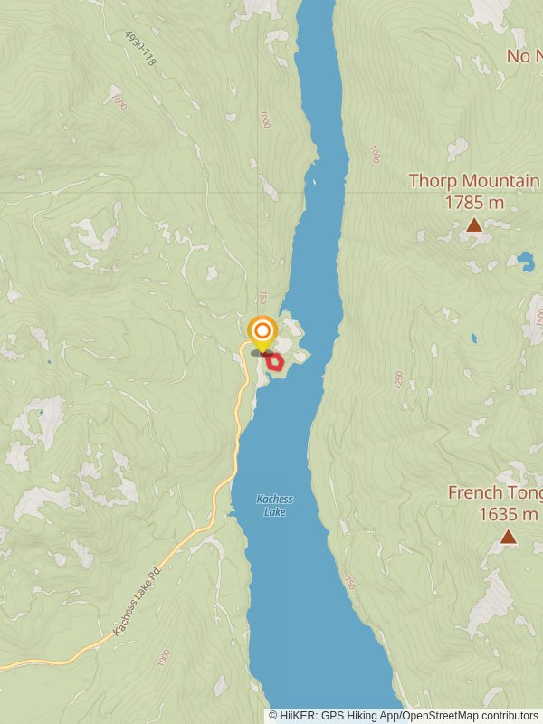 Kachess Nature Trail mobile static map