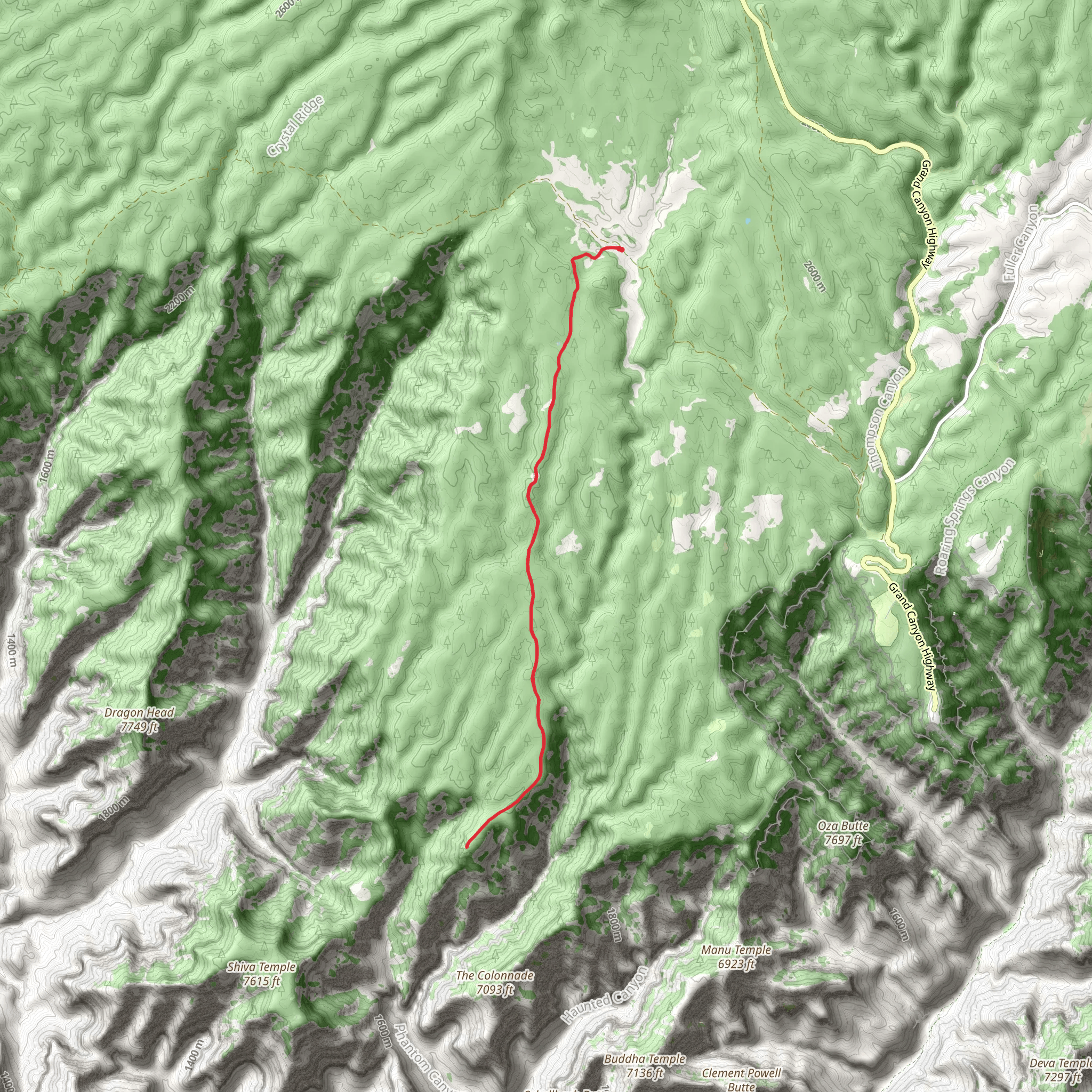 Tiyo Point Trail mobile static map