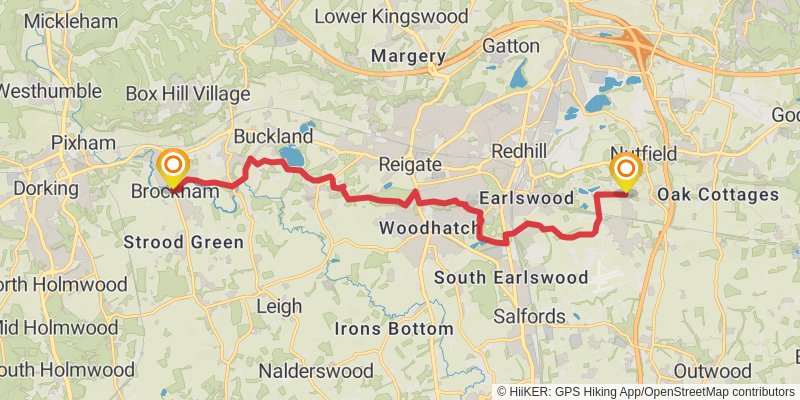 Greensand Way stage 4 Map