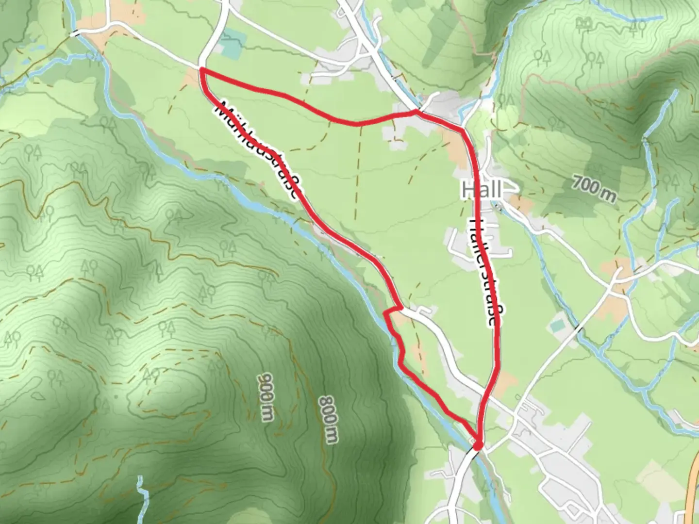 An image depicting the trail Haller Salt Nature Trail and its surrounding area.